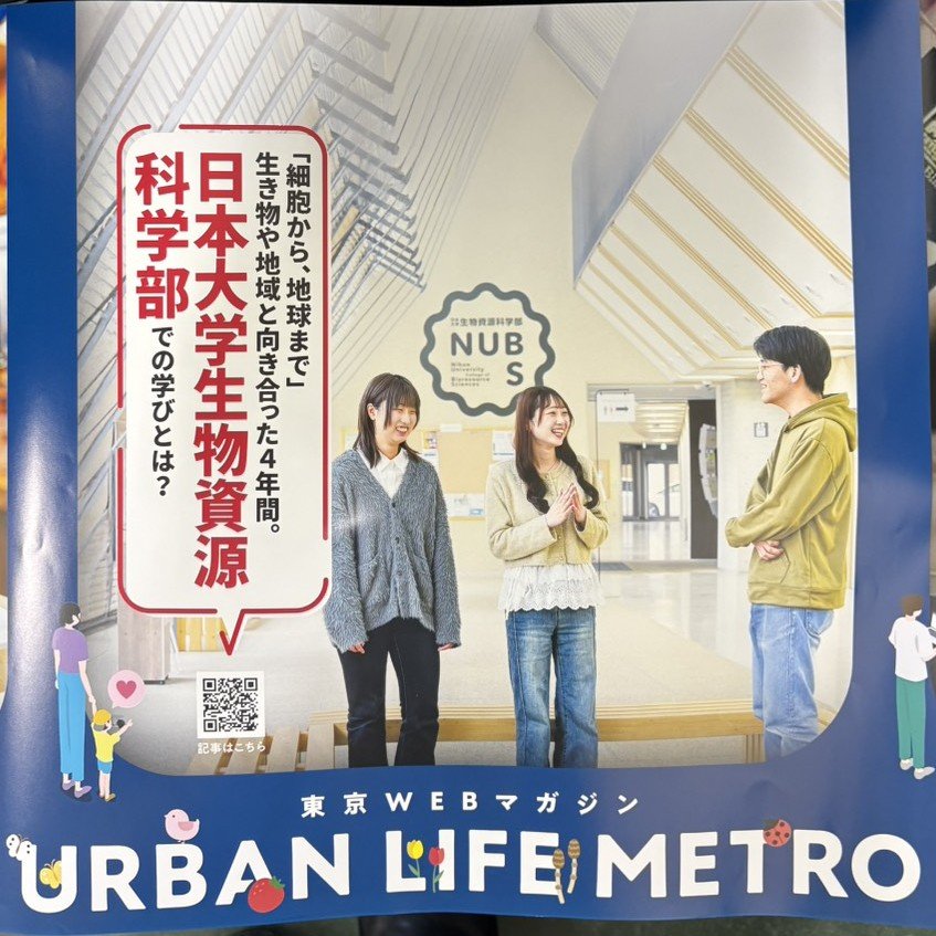 東京メトロ車内掲出のNUBS中吊り広告